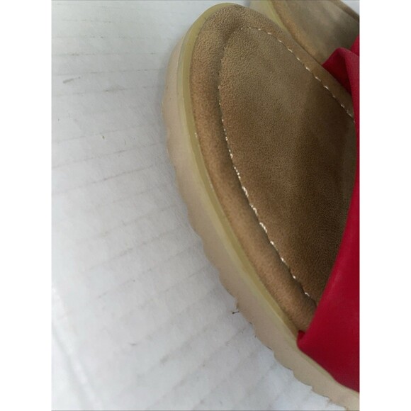 Cloudwalkers Sandals Women’s 12W‎ Red Comfort Walking Shoes Summer Travel Casual - Picture 6 of 14